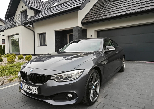BMW Seria 4 cena 72999 przebieg: 151000, rok produkcji 2015 z Okonek małe 562